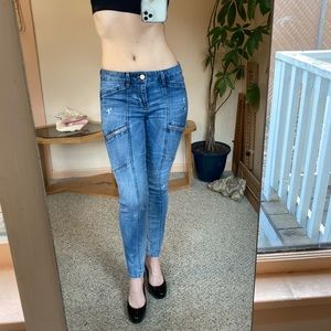 jeans 2 Skimmer/skinny light blue Cargo